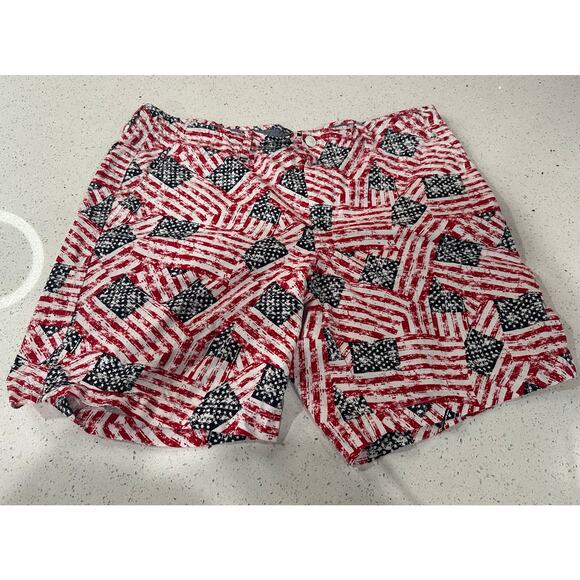 Charleston Threads Mens “Country First” Shorts. Button With Drawstring. Size 38 - Picture 1 of 5